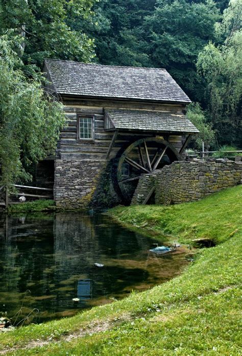 Fabulous ༺♡༻ — Grist Mill ~ Pennsylvania Water Wheel Old Grist Mill