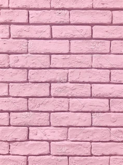 Download Pastel Pink Brick Background Wallpaper