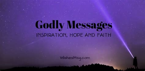 Godly Messages Of Inspiration Hope And Faith Wishesmsg