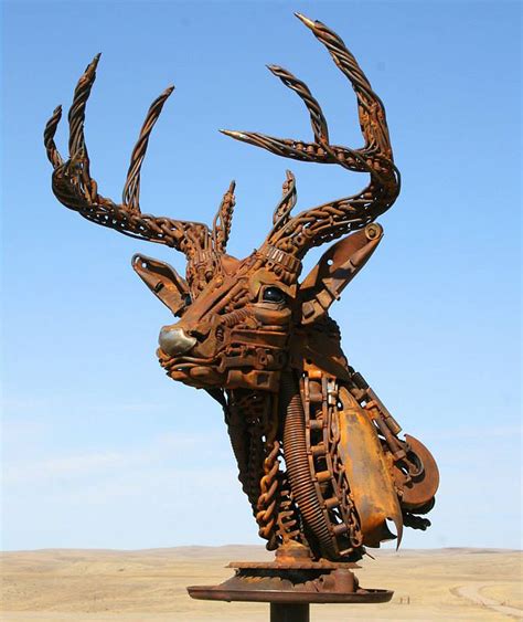 Scrap Metal And Farm Equipment Turned Into Stunning Sculptures Artfido
