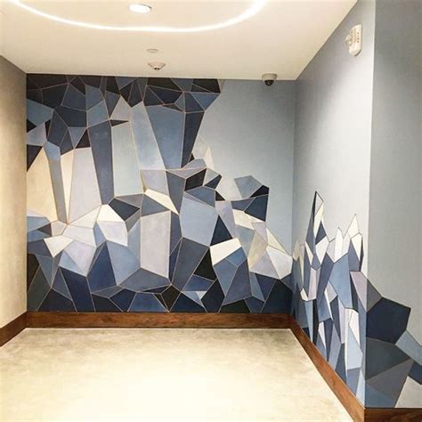 Murals Geometric Mural Bedroom Wall Colors Bedroom Wall Paint
