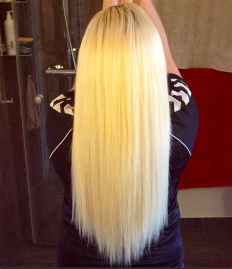 Long Platinum Blonde Hair Extensions Lush Thick Barbie Hair Bleach Blonde Natural Looking