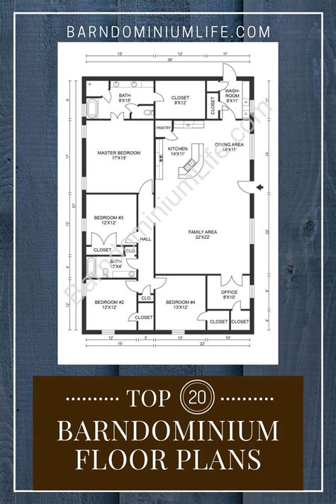 The Top 20 Barndominium Floor Plans