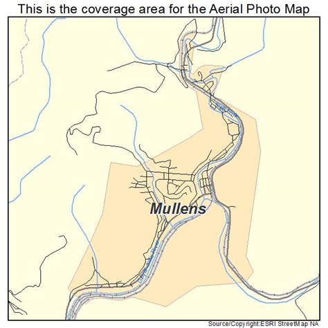 Aerial Photography Map Of Mullens Wv West Virginia