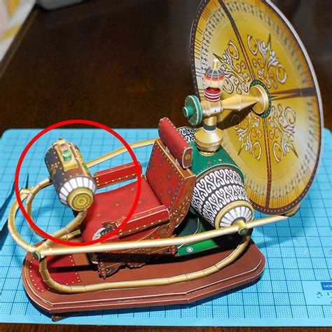 8 Educational Time Machine Handcraft Paper Diy Model Kit Toy Kids