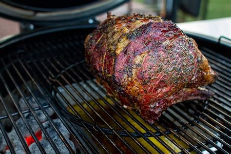 Grilled Prime Rib Roast On A Charcoal Grill Weber Grills