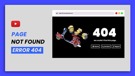 404 Error Page Design HTML CSS And Bootstrap RUSTCODE