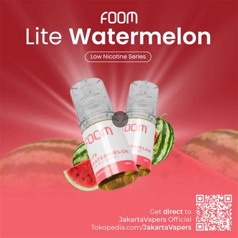 Jual Foom Lite Watermelon Salt Nic ML By Foom Lab Liquid Foom Lite Kab Tangerang