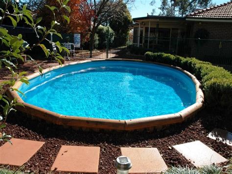 These semi inground pools are perfect for yards which slope because the pool can be installed partially in the ground and partially out or entirely in the ground and can be decked with redwood or pressure treated wood and complimented. Awesome Ideas Semi Inground Pool Kits — Randolph Indoor ...