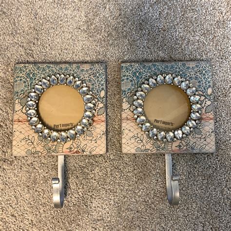 Pier 1 Wall Decor Pier Wall Hook Picture Photo Frame Set Of 2