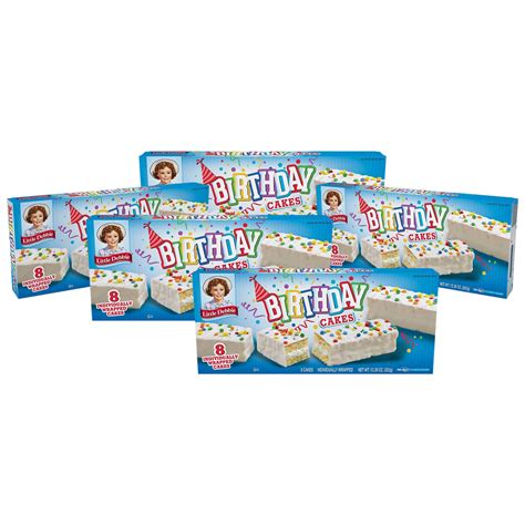 Little Debbie Birthday Cakes 5 Boxes Mx