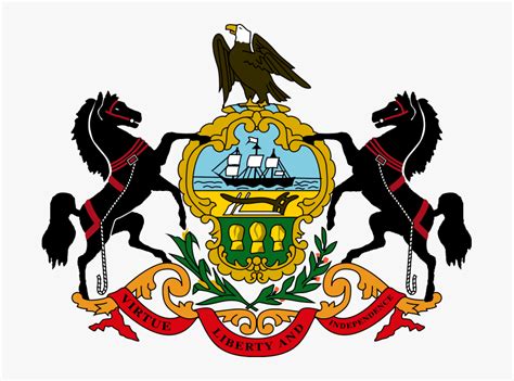 Coat Of Arms State Seal Pennsylvania Coat Of Arms Hd Png Download
