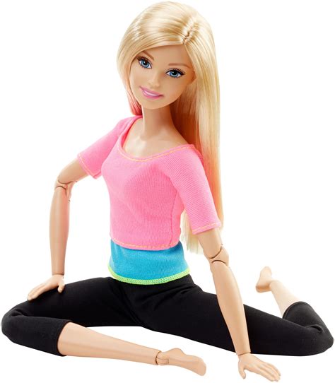 Mattel Barbie Dhl82 Barbie Made To Move Puppe Mit Pinkem Top Amazonde