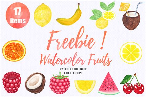 Free Watercolor Fruit Clipart Clip Art Library