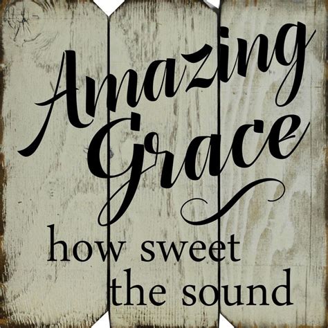 Amazing Grace How Sweet The Sound Textual Art Amazing Grace Word