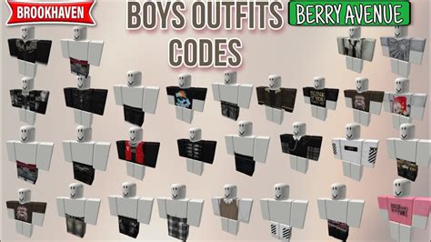 Aesthetic Boy Outfit Codes For Berry Avenue Roblox Brookhaven Boys