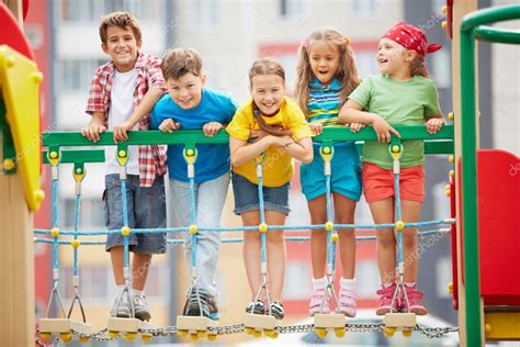 Kids On Playground — Stock Photo © Pressmaster 46322055