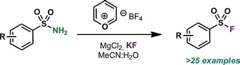 Synthesis Of Sulfonyl Fluorides From Sulfonamides P Rezpalau