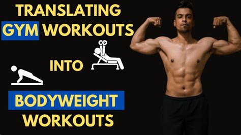 Bodyweight Workout For Every Gym Workout No Gym No Problem Youtube