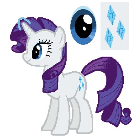 Rarity Friendship Is Magic Color Guide Mlp Vector Club