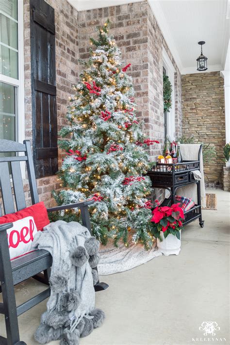 Porch Christmas Tree