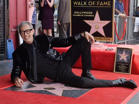 Jeff Goldblum Gets Star On The Hollywood Walk Of Fame