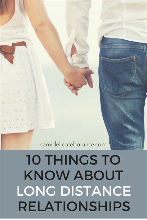 10 Things To Know About Long Distance Relationships