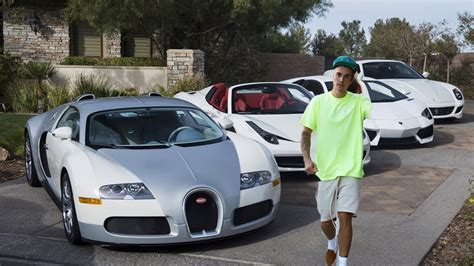 justin bieber shows off his 10 million car collection youtube