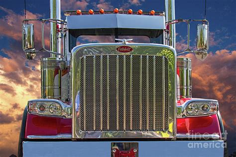 Peterbilt Semi Truck Front View Photograph By Nick Gray Pixels