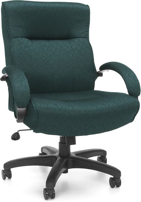 Ofm Big And Tall Fabric Executive Chair Mid Back Fabric Conference