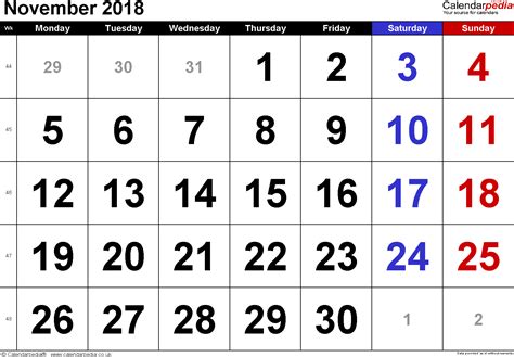 Moon phases calendar 2018 november, lunar calendar november 2018 online. Calendar November 2018 UK with Excel, Word and PDF templates