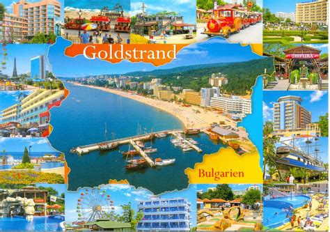 Postcards Around The World Golden Sands Bulgaria