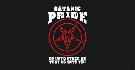 satanic pride satan satanism saying baphomet devil design halloween t shirt teepublic