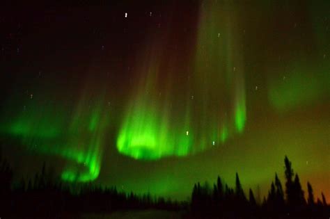 Northern Lights Yellowknife Northwest Territories Canada Northern