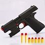 Buy JINGYUAN Toy Gun Simulation Military Model Boy Toy Pistol Rubber ...