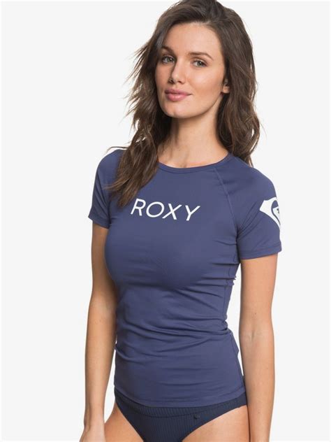 Roxy Surf Short Sleeve Upf 50 Rashguard Roxy