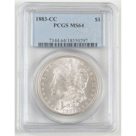 United States Morgan Silver Dollar 1883 Cc Pcgs Ms64 Cowans Auction