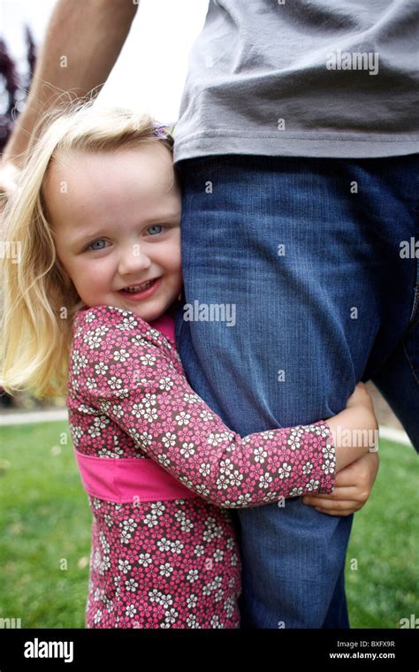 Child Hugging Leg Hi Res Stock Photography And Images Alamy