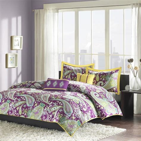Intelligent Design Melissa 5 Piece Comforter Set Purple Fullqueen