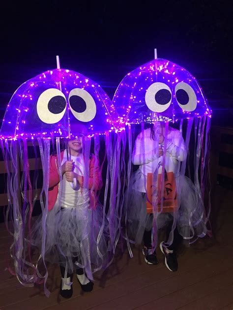 Jellyfish Costumes I Made For My Kiddos Diyhalloweencostumes