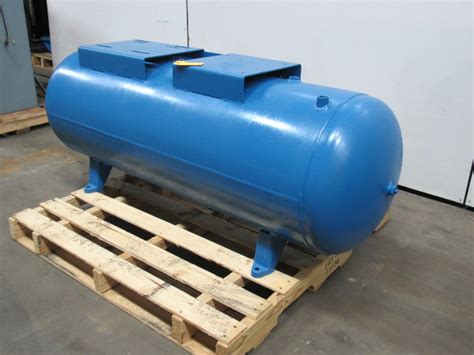 lmc natl  gallon horizontal air compressor tank  psi tested bullseye industrial sales