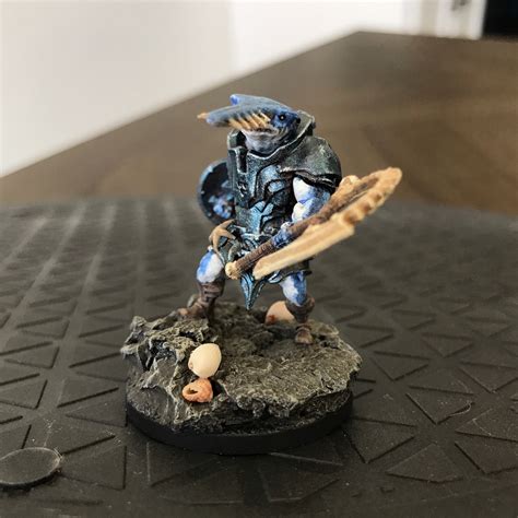 Pro Painted Were Shark Sahuagin Mini For Dnd Or Pathfinder Etsy
