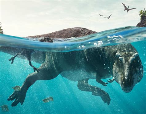 Jaws Of Another Kind Groundbreaking Apple Tv Series ‘prehistoric Planet Features A Swimming