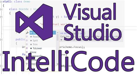 Visual Studio Intellicode Ai Meets Intellisense Youtube