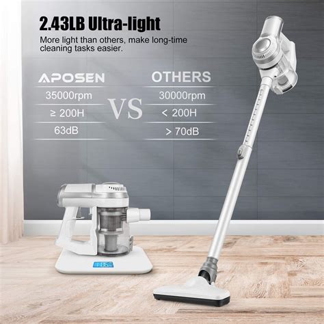 Aposen H10 Lightweight 4 In 1 Cordless Vacuum Cleaner Vacuum Cleaners