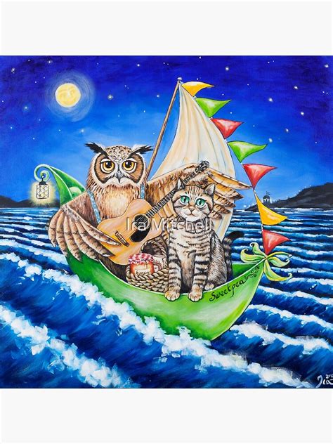 Owl And The Pussycat Art Print For Sale By Irajane Redbubble