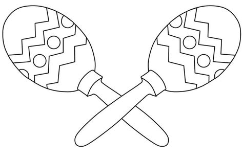 Maracas Coloring Pages With Page Ultra Maracas Para Colorear Png Porn Sex Picture