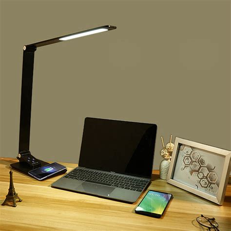 Led Desk Lamp Touch Control Table Reading Light Office Study Eye