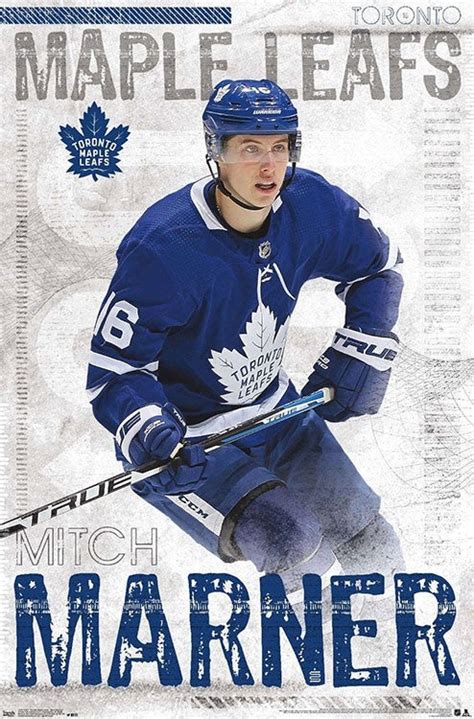 Mitch Marner Superstar Toronto Maple Leafs Action Official Nhl Wall