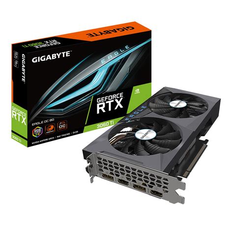 Geforce rtx 3060 ti's general performance parameters such as number of shaders, gpu core clock, manufacturing process, texturing and calculation speed. Gigabyte GeForce RTX 3060 Ti EAGLE OC 8G - Materiel Maroc (Pc)
